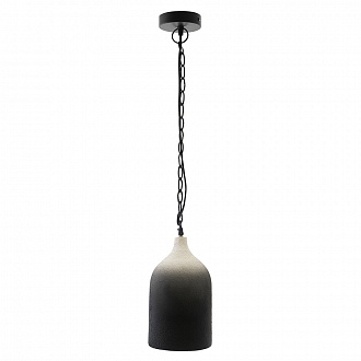 Светильник подвесной Sustainable collection, Ø22х39 см, черный/белый