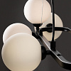 Изображение товара Светильник подвесной Modern, Globos, 8 ламп, 38х100х162 см, черный/белый
