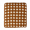 Изображение товара Покрывало из хлопка Polka dots карамельного цвета из коллекции Essential, 230х250 см