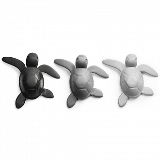 Изображение товара Магнит Save Turtle, серый