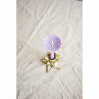 Изображение товара Свеча ароматическая Гриб Мухомор 2, 12 см, фиолетовая