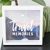 Изображение товара Рамка-копилка Продбюро, Travel Memories, Сиреневые горы, 25х25 см, светлая