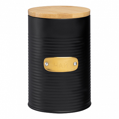 картинка Банка для хранения чая Irmel, 1,3 л, графит от магазина Одежда+