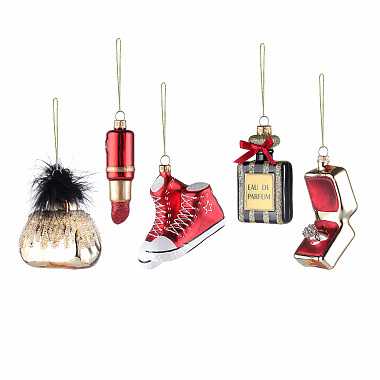 картинка Набор ёлочных украшений Vogue коллекции New Year Essential от магазина Одежда+