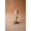 Изображение товара Свеча ароматическая Цветок, 11 см, бежевая