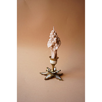 Изображение товара Свеча ароматическая Цветок, 11 см, бежевая