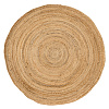 Изображение товара Ковер из джута круглый базовый из коллекции Ethnic, 120 см
