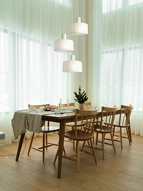 картинка Светильник подвесной Modern, Ceram, Ø40x204 см, белый от магазина Одежда+