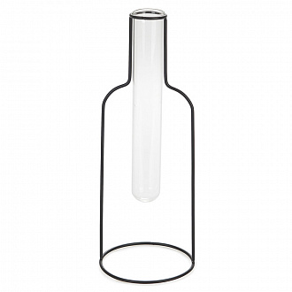 Изображение товара Ваза Bottle Silhouette, 26,5 см, черная
