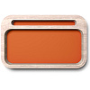 Изображение товара Шкатулка с зеркалом Basic Button, 19,8х31,8x7 см, ясень беленый/оранжевая