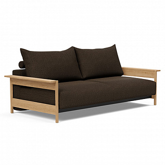 Диван-кровать Malloy Wood, 150х200 см, шоколадный