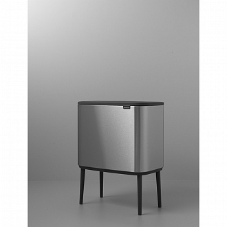Изображение товара Бак для мусора Brabantia, Touch Bin Bo, 11+23 л, стальной матовый