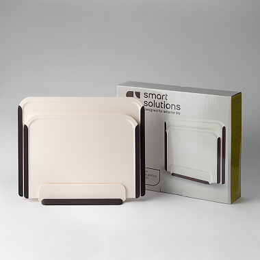 картинка Набор из двух разделочных досок с подставкой SmartChef от магазина Одежда+