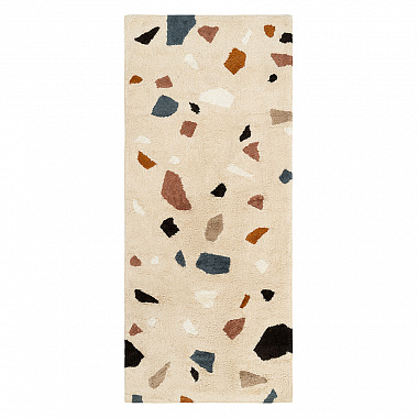Ковер из хлопка Terrazzo Poetry из коллекции Ethnic, 70х160 см, анонс элемента