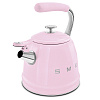Изображение товара Чайник со свистком Smeg, 2,3 л, розовый