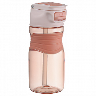 Изображение товара Бутылка для воды Slow Sip, 450 мл, розовая