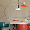 Изображение товара Светильник подвесной Modern, Lotus,  Ø30х230 см, красный/бирюзовый
