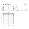 Изображение товара Кровать Iris 220, 225х229х100 см, светлая береза