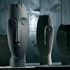 Изображение товара Ваза Moai, 26 см, серая