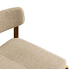 Изображение товара Набор из 2 полубарных стульев Aska, рогожка, орех/бежевый