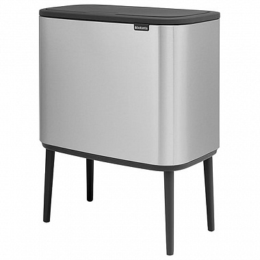 картинка Бак для мусора Brabantia, Touch Bin Bo, 36 л, стальной матовый от магазина Одежда+