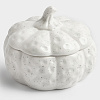 Изображение товара Емкость для хранения Тыква, Anna Lafarg, Light pumpkin, 19х18 см, 1,3 л, белый