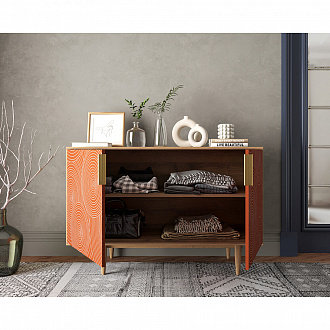 Изображение товара Комод Line, 124х50х84 см, красный