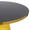Изображение товара Столик кофейный Odd, Ø75 см, черный/желтый