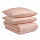 Комплект постельного белья розового цвета с принтом Спелая смородина из коллекции Scandinavian touch, 150х200 см