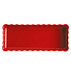 Изображение товара Форма для пирога прямоугольная, 15х36 см, красная