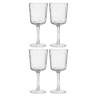 Набор бокалов из акрила Arctic для вина, 360 мл, прозрачный, 4 шт.