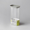 Изображение товара Банка для хранения прямоугольная Vacuum Glass, 1,75 л, светло-серая