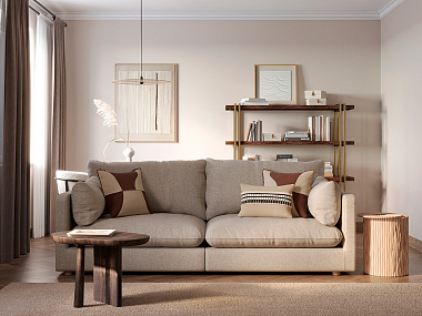 Диван прямой Mono, 180x105х85 см, песочный, анонс элемента