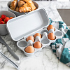 Изображение товара Контейнер для яиц Eggs To Go, Organic, серый