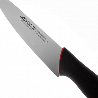 Изображение товара Нож кухонный Duo, 20 см, черная с красным рукоятка
