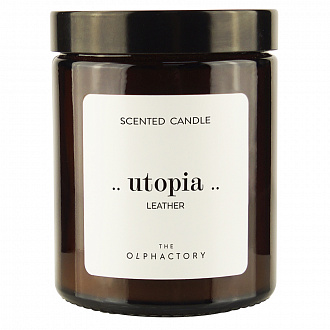 Изображение товара Свеча ароматическая The Olphactory, Utopia, Leather, 30 ч
