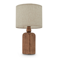 Изображение товара Светильник настольный Modern, Forest, Ø25х45 см, бежевый/дерево