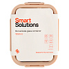 Изображение товара Контейнер для запекания, хранения и переноски продуктов в чехле Smart Solutions, 1050 мл, бежевый