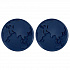 Набор подставок для кружки/стакана World Coaster, синие, 2 шт.