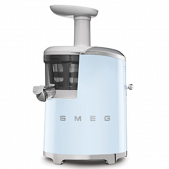 Соковыжималка шнековая Smeg, голубая