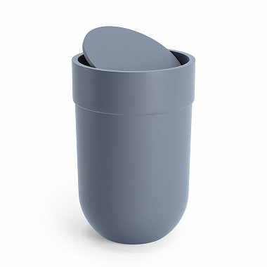 картинка Корзина для мусора с крышкой Touch, 6 л, голубая от магазина Одежда+