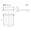 Изображение товара Кровать Iris 420, 225х229х90 см, беленая береза