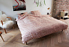 Изображение товара Комплект постельного белья фланель Косичка, двуспальный, розовый