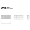 Изображение товара Комод на цоколе Code, VR10, 206,4х45х79,6 см, темный дуб/олово