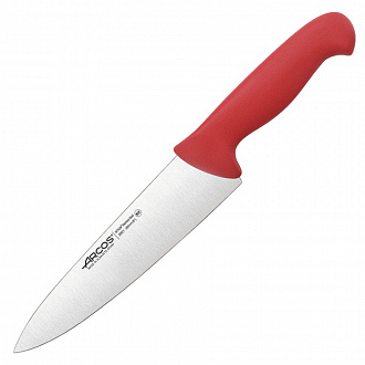 Изображение товара Нож кухонный 2900, Шеф, 20 см, красная рукоятка