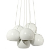 Изображение товара Люстра Ball, 7 плафонов, 120 см, белая матовая, белый шнур