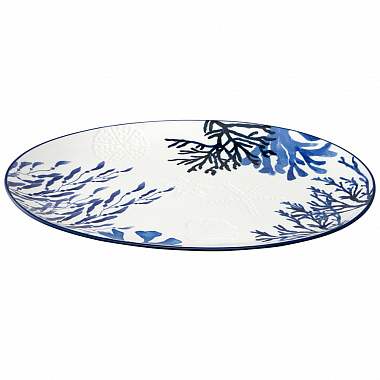 Блюдо Blue Coral, 40х30 см