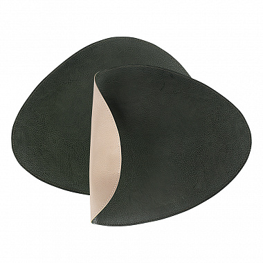 Салфетка сервировочная Drop, 33х41 см, зеленая/бежевая, анонс элемента