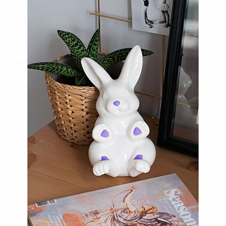 Изображение товара Держатель для смартфона Кролики, Малыш-Пухлик, 19 см, белый
