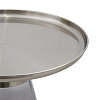 Изображение товара Столик кофейный Dahl, Ø70,5 см, матовый хром/серый